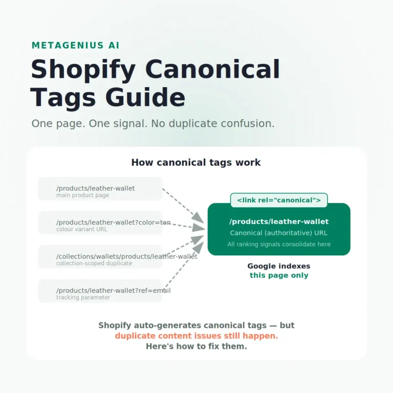 Shopify Canonical Tags: The Complete Guide