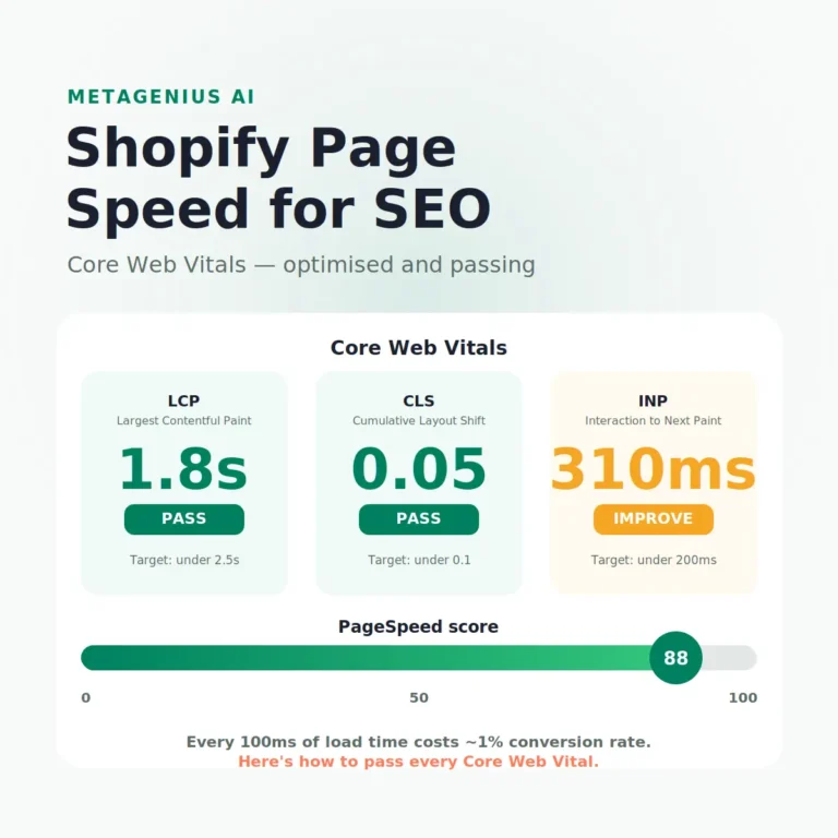 Shopify Page Speed Optimization for SEO